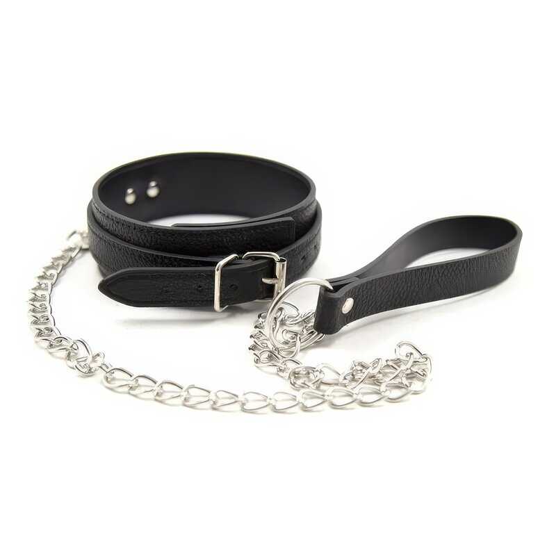 Collier Laisse BDSM Cuir