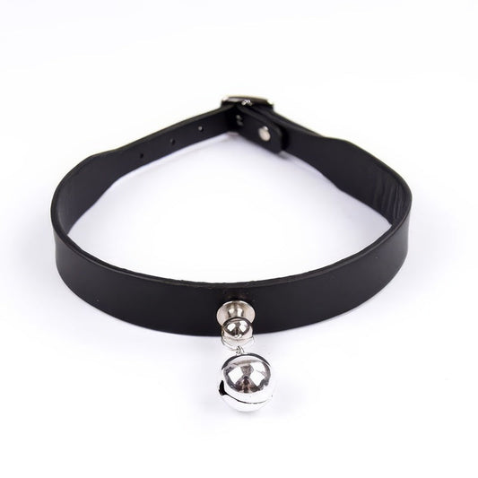 Collier BDSM avec Clochette