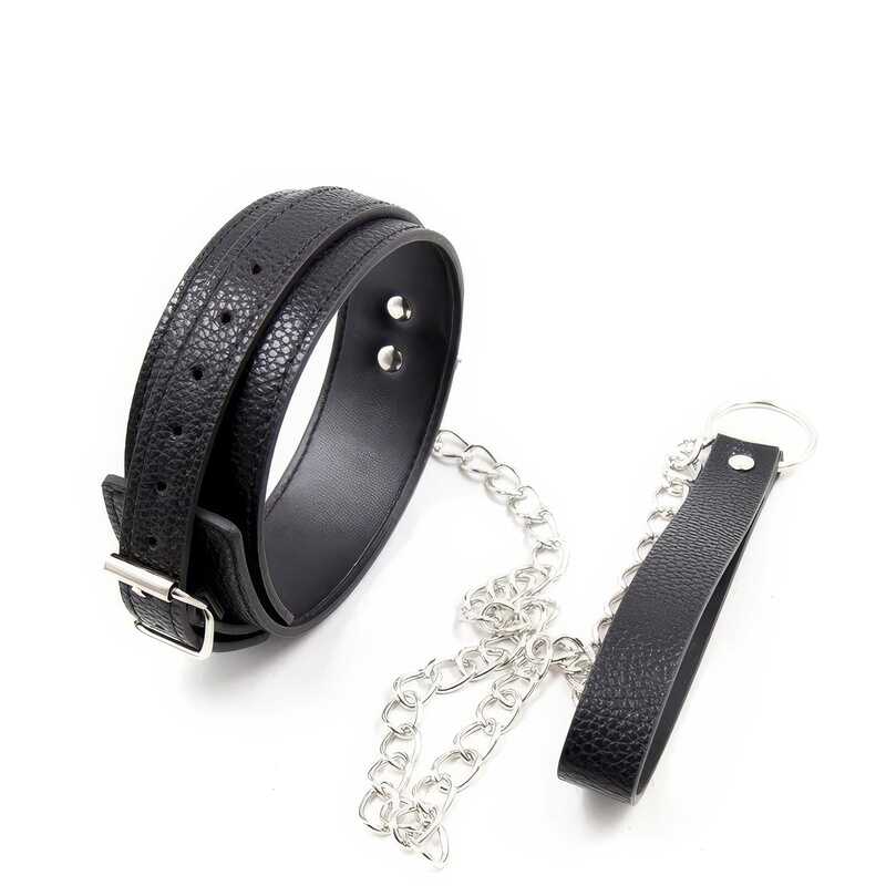 Collier Laisse BDSM Cuir