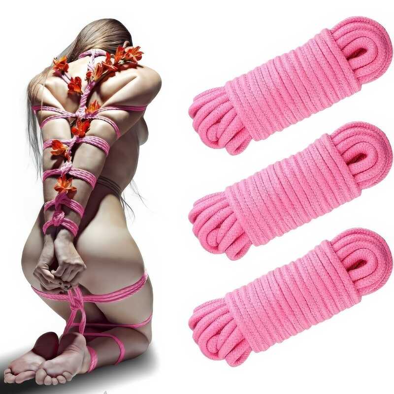 Corde Shibari Rose (Pack de 3)