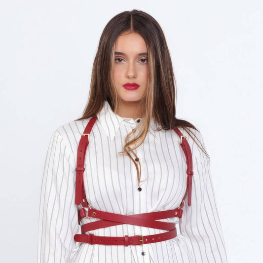 Harnais Ceinture Cuir Femme