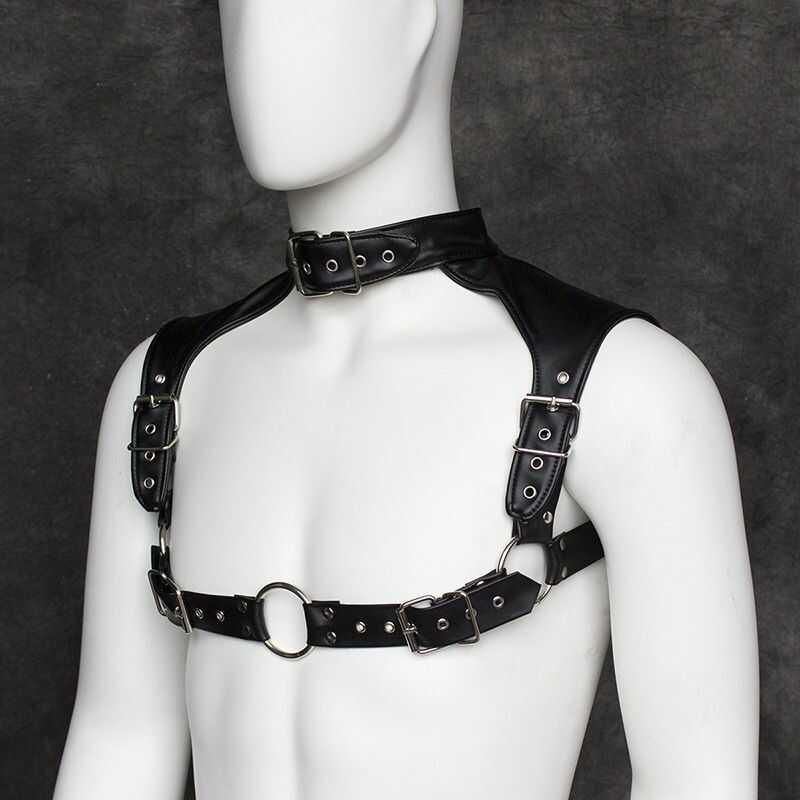 Harnais Torse et Collier Homme