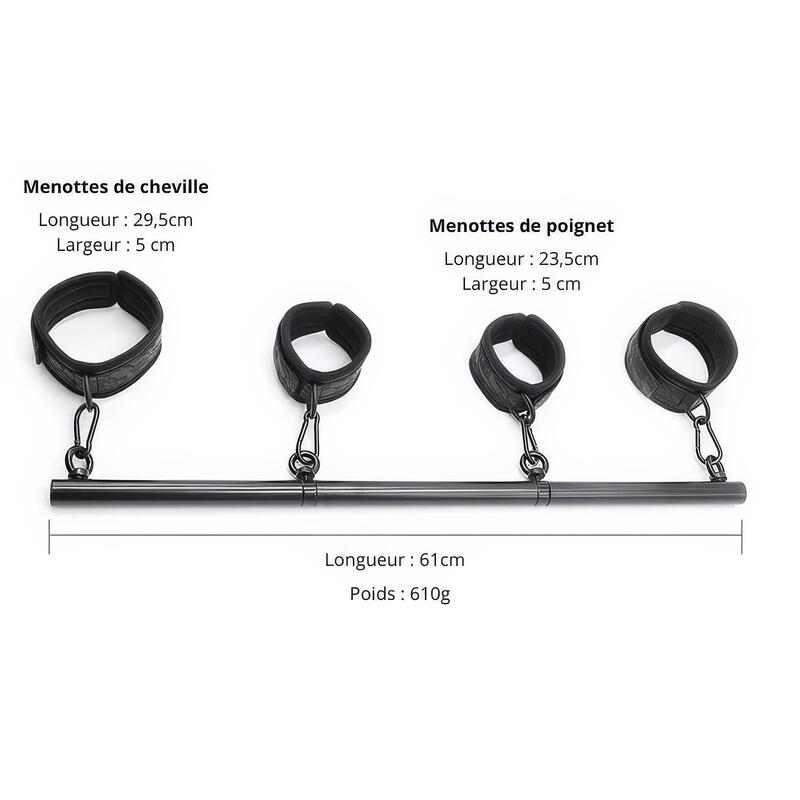 Barre d'Écartement Pieds & Mains Dentelle